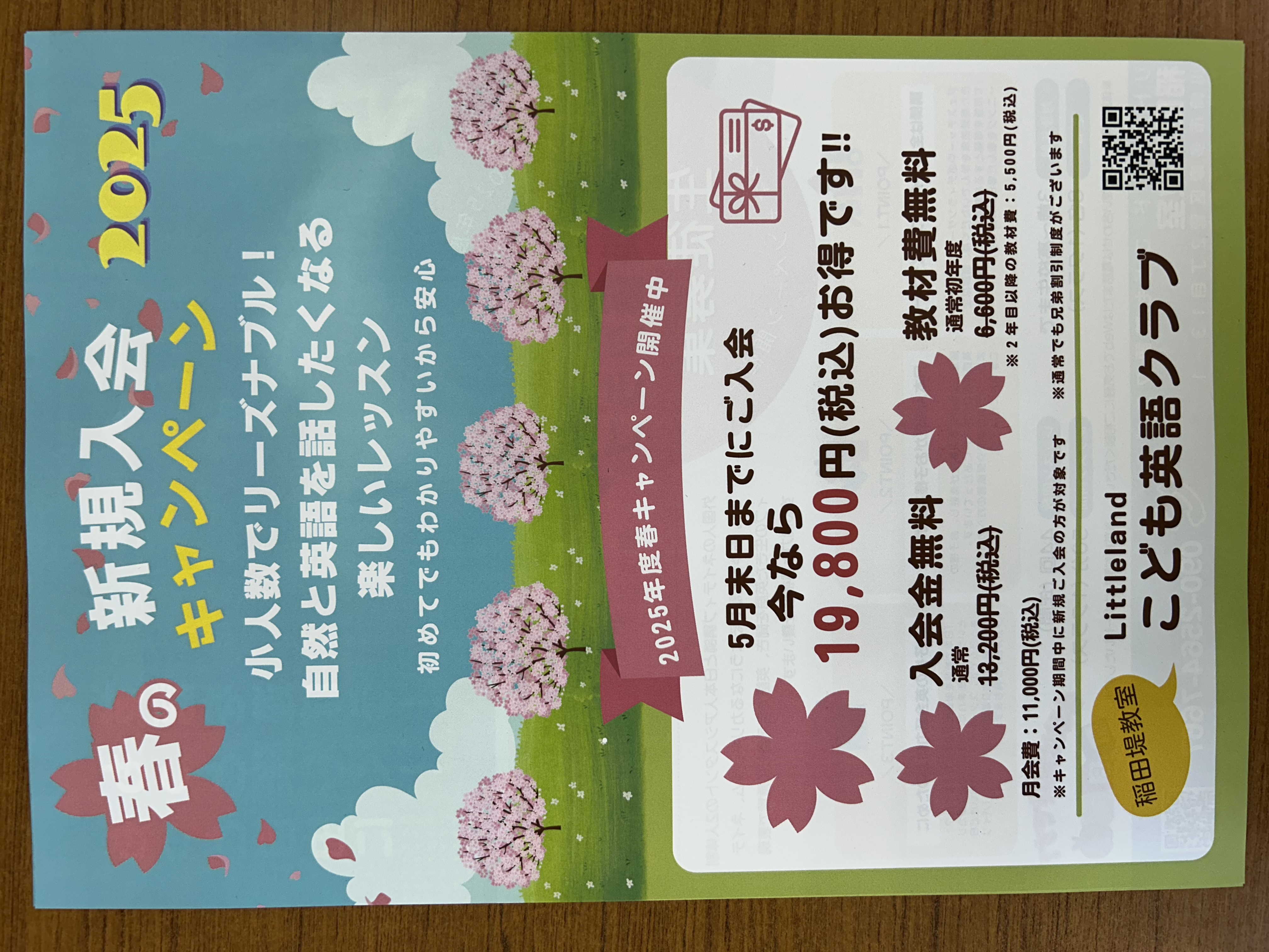 春の特別キャンペーン開催中！の画像